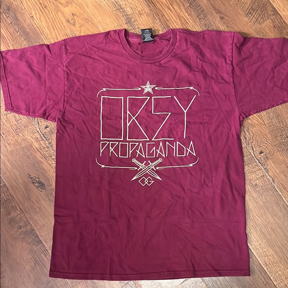 OBEY Maroon Short Sleeve Tee